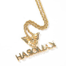 Load image into Gallery viewer, BUTTERFLY NAME NECKLACE
