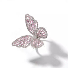 Load image into Gallery viewer, ADJUSTABLE BUTTERFLY RING
