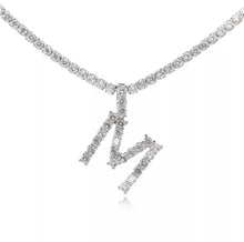 Load image into Gallery viewer, DIAMOND INITIAL NECKLACE
