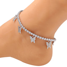 Load image into Gallery viewer, BUTTERFLY CHARMS ANKLET
